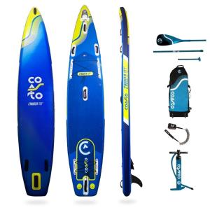 Deska SUP - nadmuchiwana - na wycieczki / długie dystanse - Cruiser 13'1