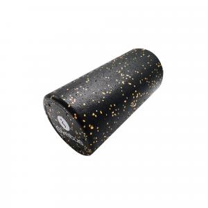 Wałek do masażu gładki Sveltus 30x15 cm czarno-pomarańczowy