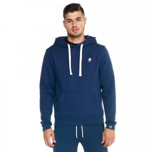 Męska bluza z kapturem Leone, miękka basic