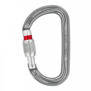 Karabinek wspinaczkowy Petzl Am'D Screw-Lock - silver
