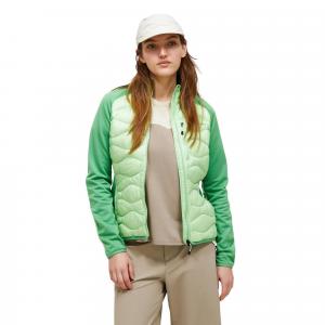 Kurtka Peak Performance puchowa damska Helium Down Hybrid Jacket zielona - M