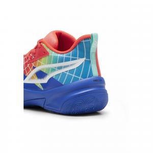 Buty do koszykówki Genetics Marcus Smart PUMA Royal Sapphire Red Blast Blue
