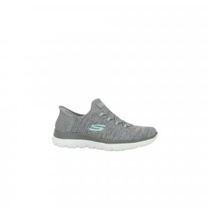 Damskie SUMMITS DAZZLING HAZE Slip-On Szary / Wielokolorowy