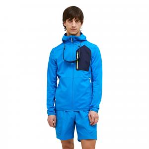 Bluza Peak Performance męska Utility Light Zip Hood niebieska - L
