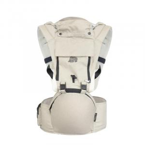 Deryan Nosidełko Pack Luxe - Ergonomiczne + Kieszenie - Piaskowy