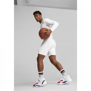 Męskie spodenki do koszykówki Hoops Team PUMA White