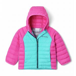 Kurtka Turystyczna Puchowa Dziecięca Columbia Powder Lite Boys Hooded Jacket