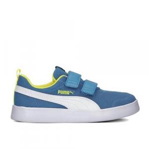 Buty do chodzenia dla dzieci Puma Courtflex V2 Mesh V PS niebieskie