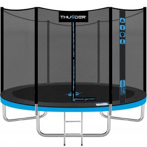 Trampolina ogrodowa do skakania THUNDER OUTSIDE PRO 8FT BLUE