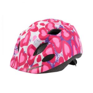 Kask Multidyscyplinarny Junior In-mold Premium Glitter Hearts