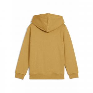 Dziecięca polarowa bluza z kapturem ESS z logo No. 1 PUMA Archive Gold Yellow