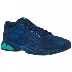 Buty tenisowe męskie Babolat Propulse Blast AC dark blue/viridian green 43