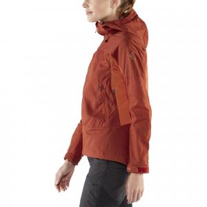 Kurtka turystyczna Abisko Lite Trekking Jacket W - pomarańczowa