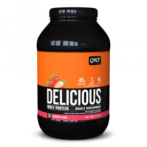 QNT Delicious Whey Protein (908g) Strawberry - Białka