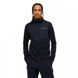 Bluza Peak Performance męska Utility Light Zip Hood czarna - XL