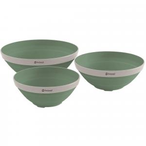 Miski turystyczne Outwell Collaps Bowl Set - shadow green