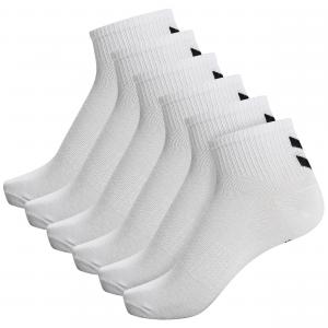Hummel Skarpetki ZESTAW 6-Pack Z SZEWRONAMI MID CUT