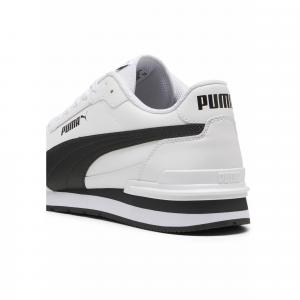 Skórzane sneakersy unisex ST Runner v4 PUMA White Black Cast Iron Gray