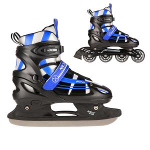 Łyżworolki z wymienną płozą hokejową Nils Extreme NH18366A 2w1