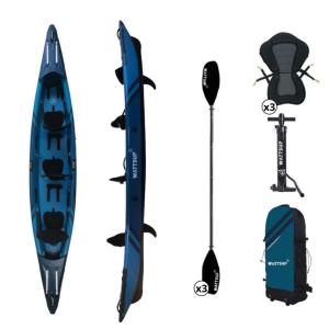 Kajak dmuchany WattSUP Torpedo 3 - 476x80cm - 3-osobowy - MAX 235kg