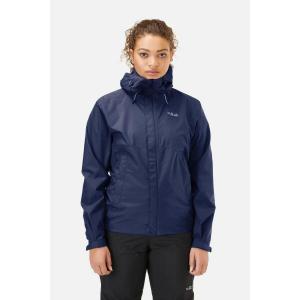 Kurtka przeciwdeszczowa damska Rab Downpour Eco Jacket z kapturem