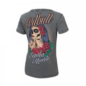 Koszulka damska Pitbull Denim Washed Santa Muerte