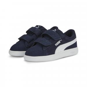 Niemowlęce sneakersy Smash 3.0 Suede PUMA Navy White Blue