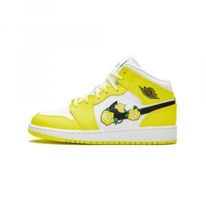 Buty do chodzenia dla dorosłych Air Jordan 1 Mid Dynamic Yellow Floral