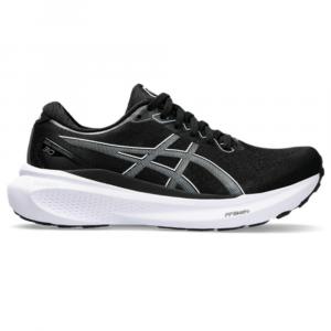 Kobieta bieganie buty stabilność komfort Asics Gel-Kayano 30 Czarne