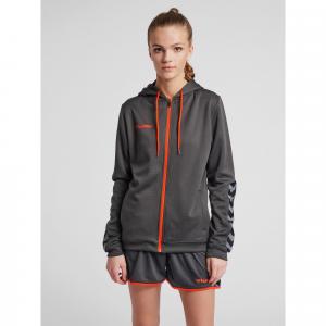 Bluza do piłki nożnej damska Hummel zip hml AUTHENTIC Poly