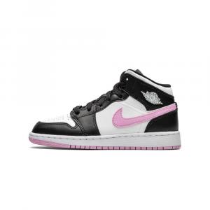 Buty do chodzenia dla dorosłych Air Jordan 1 Mid White Black Light Arctic Pink