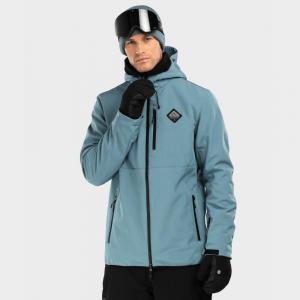 Mężczyzna Sporty zimowe Męska kurtka snowboardowa W2 Beluga Siroko Stalowy B�