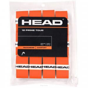 Owijki tenisowe wierzchnie Head Prime Tour x12 pomarańczowe