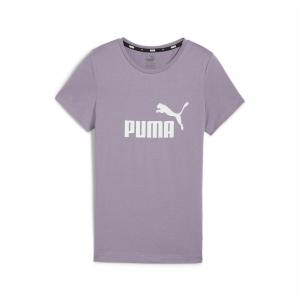 Młodzieżowa koszulka z logo Essentials PUMA Pale Plum Purple