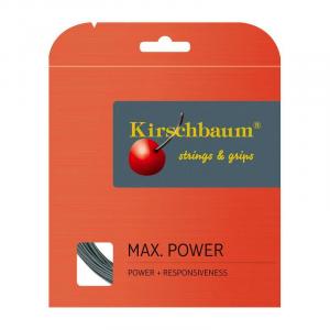 Naciąg do tenisa Kirschbaum Max Power Anthracite 1,25 mm 12 m