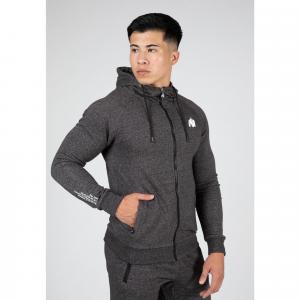 Bluza fitness męska Gorilla Wear Payette Zipped Hoodie rozpinana z kapturem