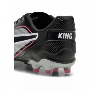 Buty piłkarskie KING Pro FG/AG PUMA Silver Black Sun Struck White Metallic Pink