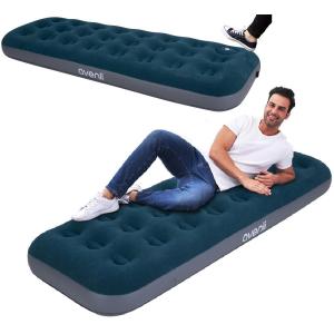 Materac flokowany Avenl 191x73x22 cm z pompką 1-osobowy