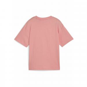 Młodzieżowa koszulka Essentials Boxy PUMA Pink Fruit
