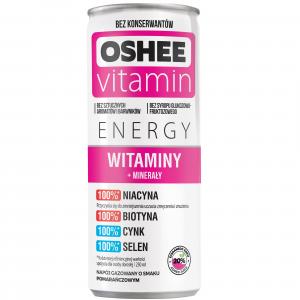 Napój witaminowy Oshee Energy 250 ML z magnezem o smaku pomarańczy