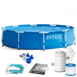 Basen stelażowy pompa 305x76 INTEX 28202 3w1