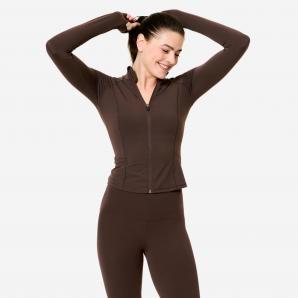 Bluza na zamek damska Domyos fitness