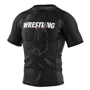 Koszulka Męska na siłownię rashguard MMA EXTREME HOBBY BOLD WRESTLING