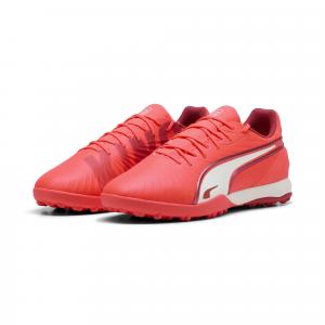 Młodzieżowe buty piłkarskie unisex KING MATCH TT PUMA Glowing Red White Fire