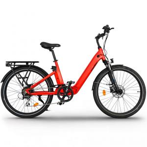 UB200 | Ebike uniwersalny z pełnym zawieszeniem | Do 140 km | Czerwony | 28\