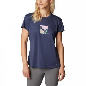 Koszulka sportowa damska Columbia Cirro Ice Graphic SS Crew z krótkim rękawem