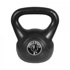 Kettlebelle treningowy Gorilla Sports 6 kg winyl