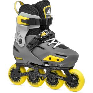 Rolki dziecięce Rollerblade Apex Charcoal Yellow
