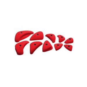 Chwyty wspinaczkowe Ocun Holds Set 4 Edges - red