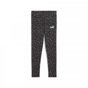 Młodzieżowe legginsy Essentials ze zwierzęcym wzorem PUMA Black